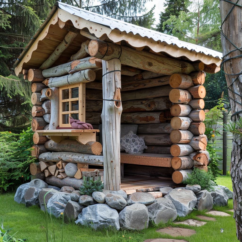 la cabane en rondins classique