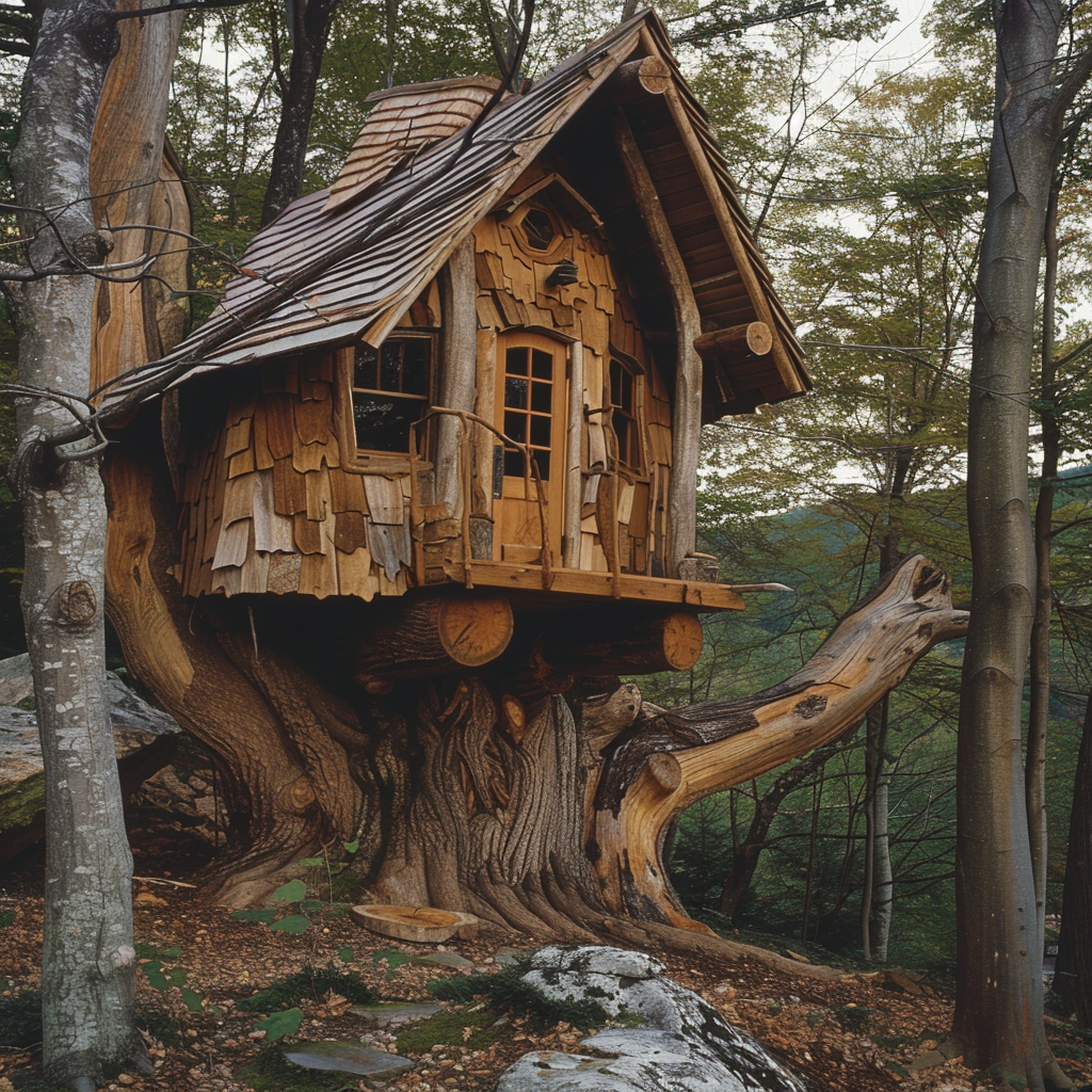 Cabane dans un arbre