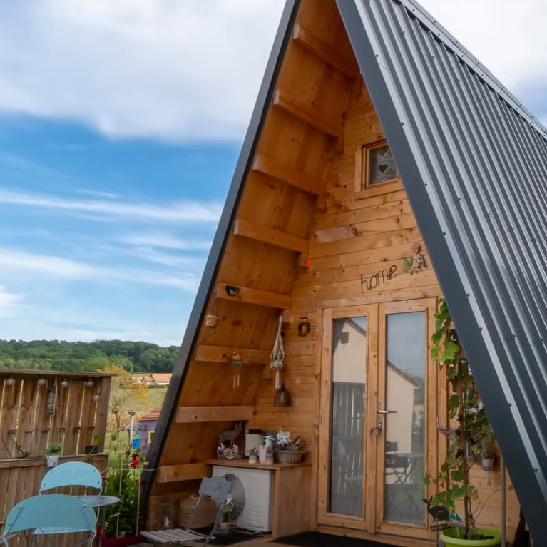 Auto-construction de maison en bois en bois en A